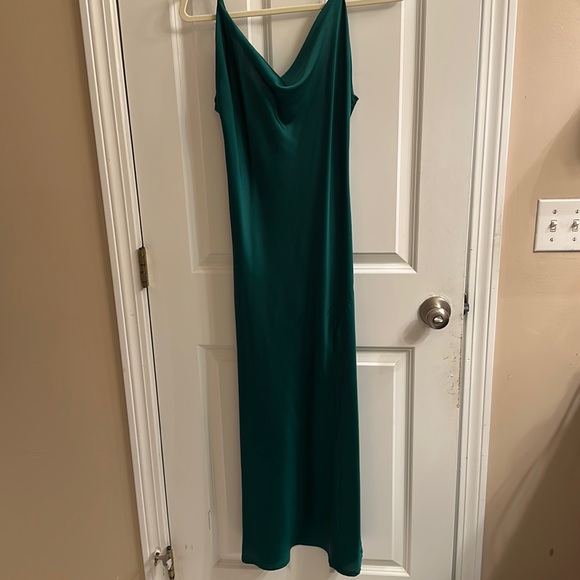 emerald green cowl neck slip dress Emerald | MARLI Dresses Monaco